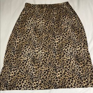 Brown and Black Knee-Length Pencil Skirt for Night Out